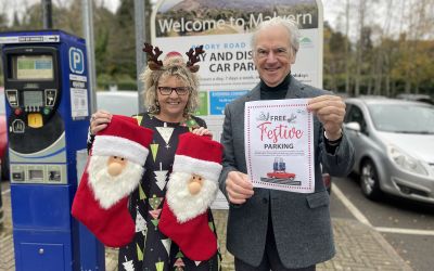 Free Christmas parking on offer across The Malverns 2023