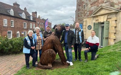 NEWS: Popular dog sculpture gets magnificent restoration in Upton