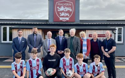 NEWS: Transformation of car park at Malvern Town Football Club now finished