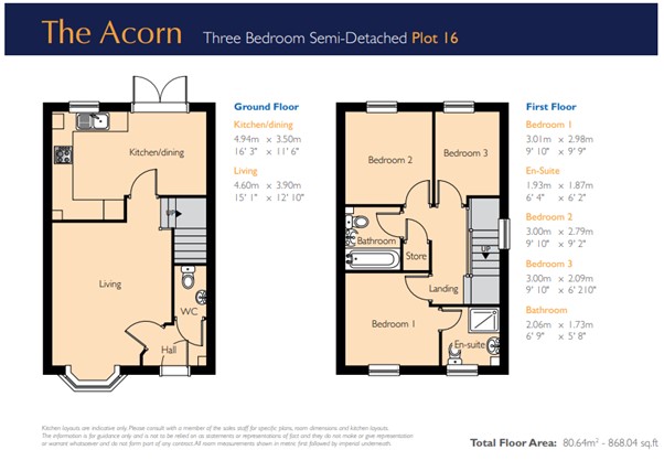 Acorn floor plan- Rooftop Housing Development