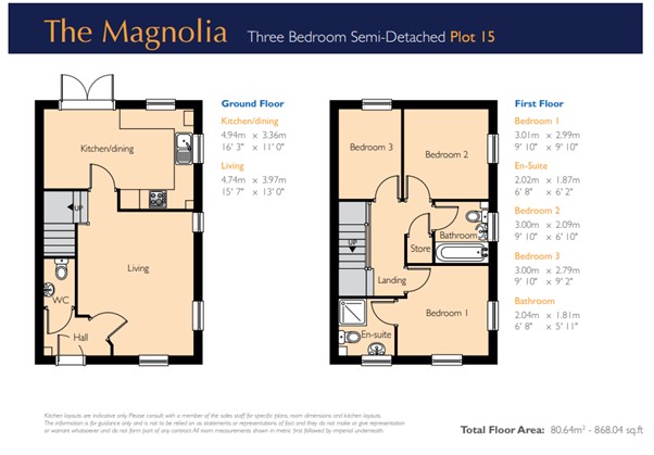 Magnolia floor plan- Rooftop Housing Development