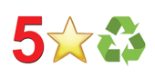 5 star recycling logo
