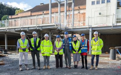 NEWS: Malvern Theatres celebrates ‘Topping Out’ to mark successful completion of the structural phase of its landmark building project