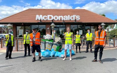 Up to 20 bags of rubbish collected during litter pick